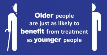 Older people are just as likely to benefit from treatment as younger people