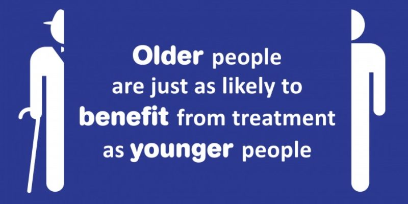 Older people are just as likely to benefit from treatment as younger people