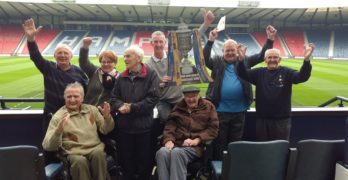 Linwood Football Memories group visits Hampden